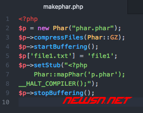 苏南大叔：php如何虚拟文件源码，以构建phar文件包？ - code